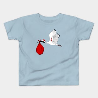 Christmas Delivery Bin Chicken Kids T-Shirt